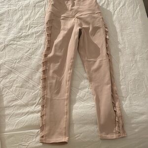 Pink ALO leggings 
Size XS